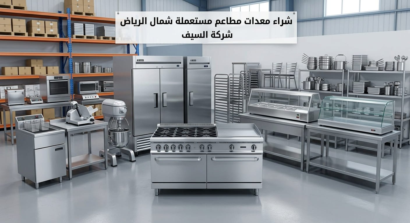 شراء معدات مطاعم مستعملة شمال الرياض - شركة السيف
